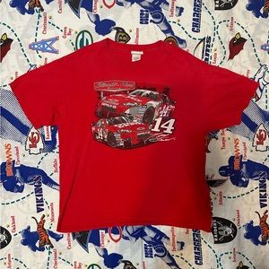 Vintage Chase Authentics Nascar Tony Stewart Heavy Graphic T Shirt